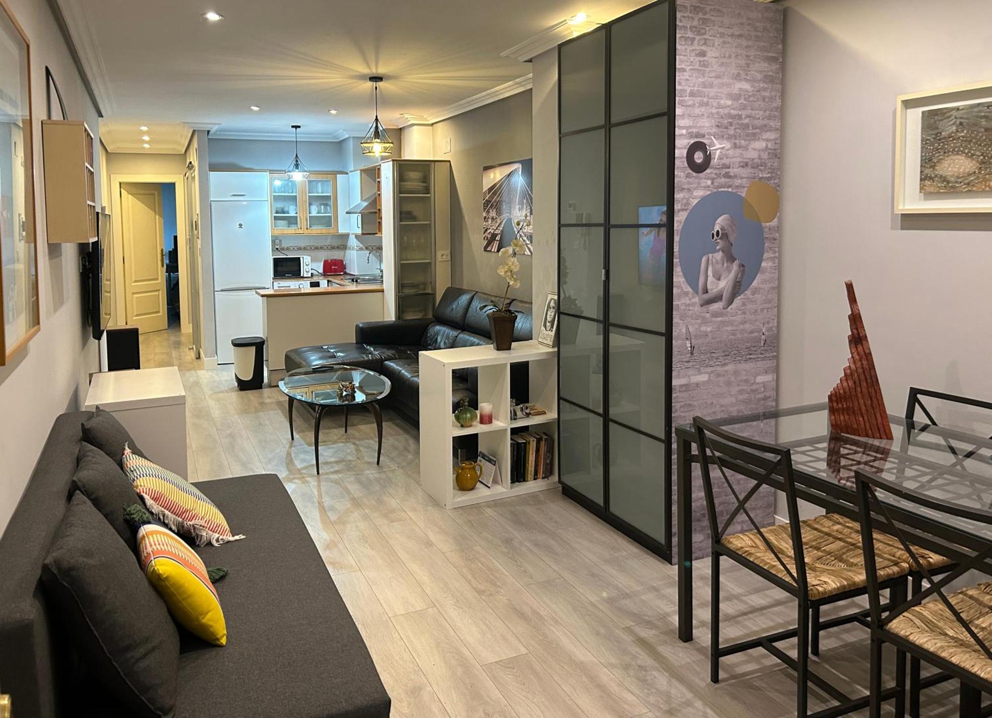 Apartamento Frente Al Guggenheim. Urbanizacion De Lujo En El Centro Bilbao Zewnętrze zdjęcie